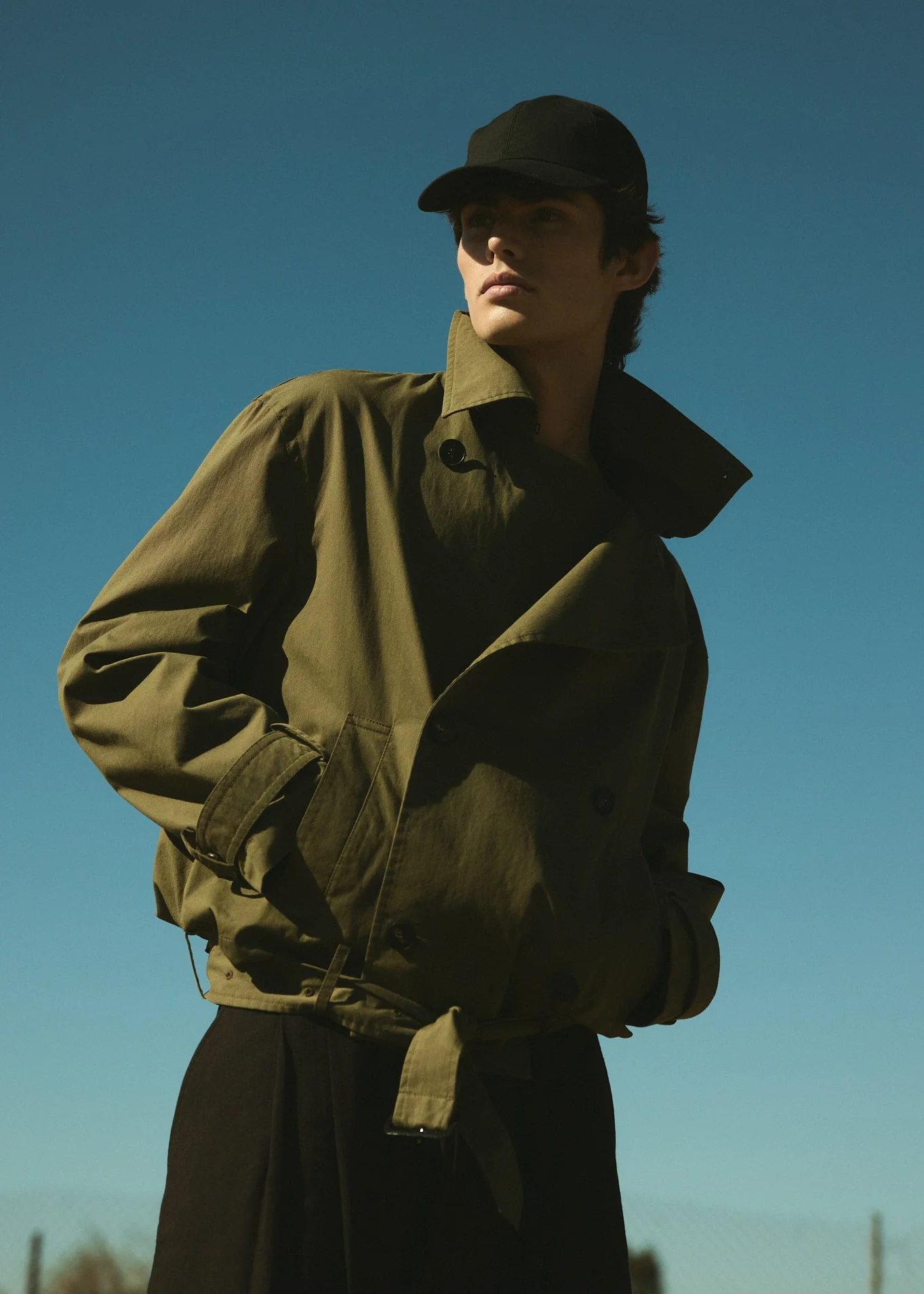 AUTER FABRIC BASEBALL CAP - Noir - Image 7