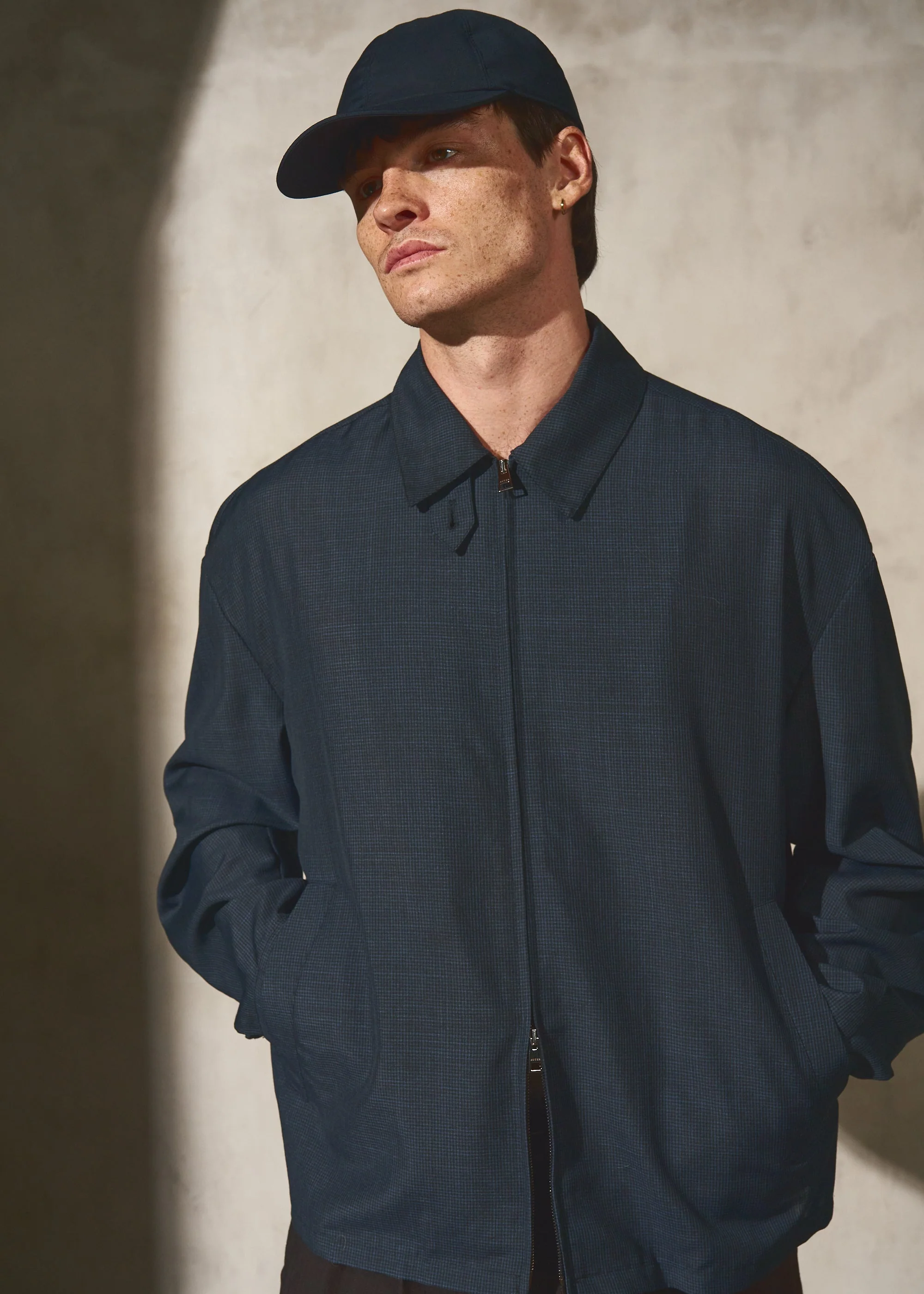 AUTER FABRIC BASEBALL CAP - Midnight - Image 3