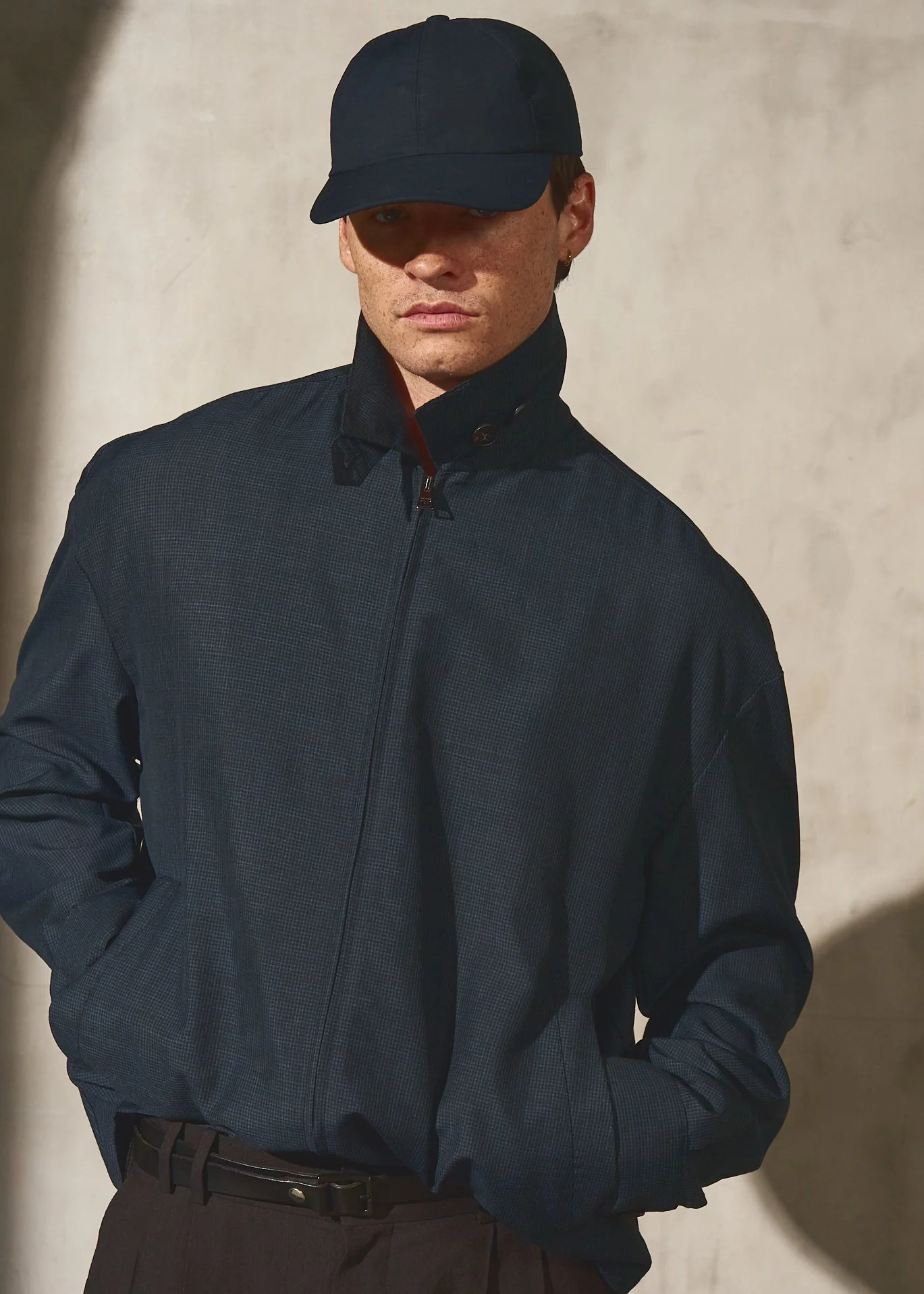 AUTER FABRIC BASEBALL CAP - Midnight - Image 4