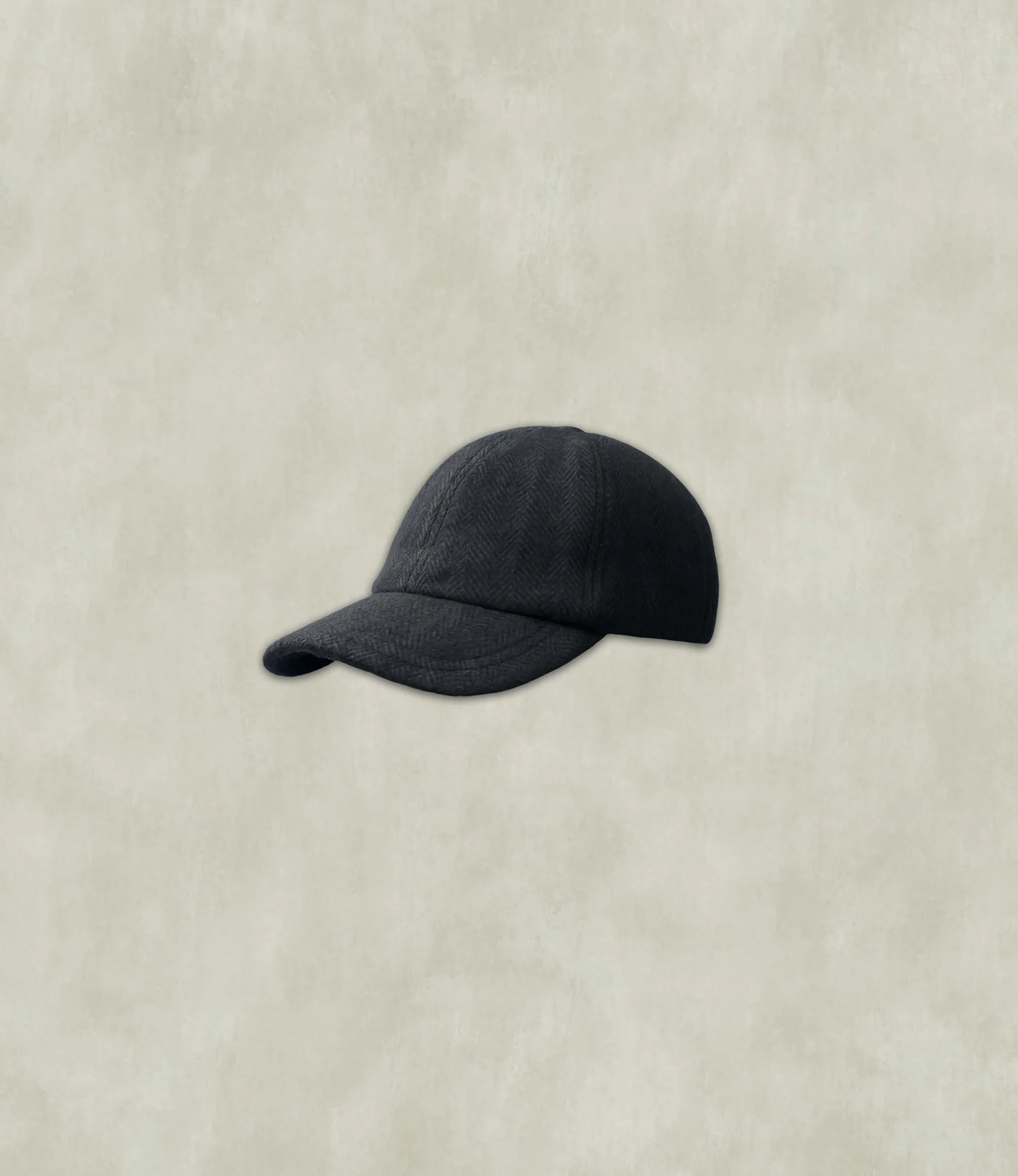 HERRINGBONE BASEBALL CAP - Espresso - Image 7