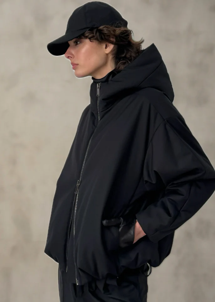 AUTER HOODED PUFFER - Noir - Image 10