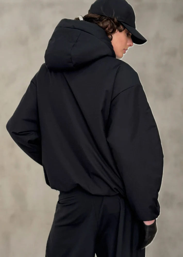 AUTER HOODED PUFFER - Noir - Image 11