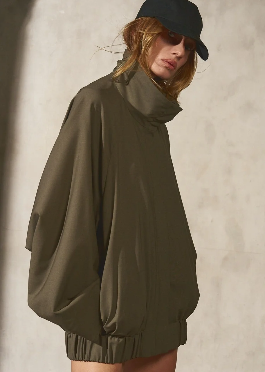 PAPERWEIGHT BATWING BOMBER - Sage - Image 6