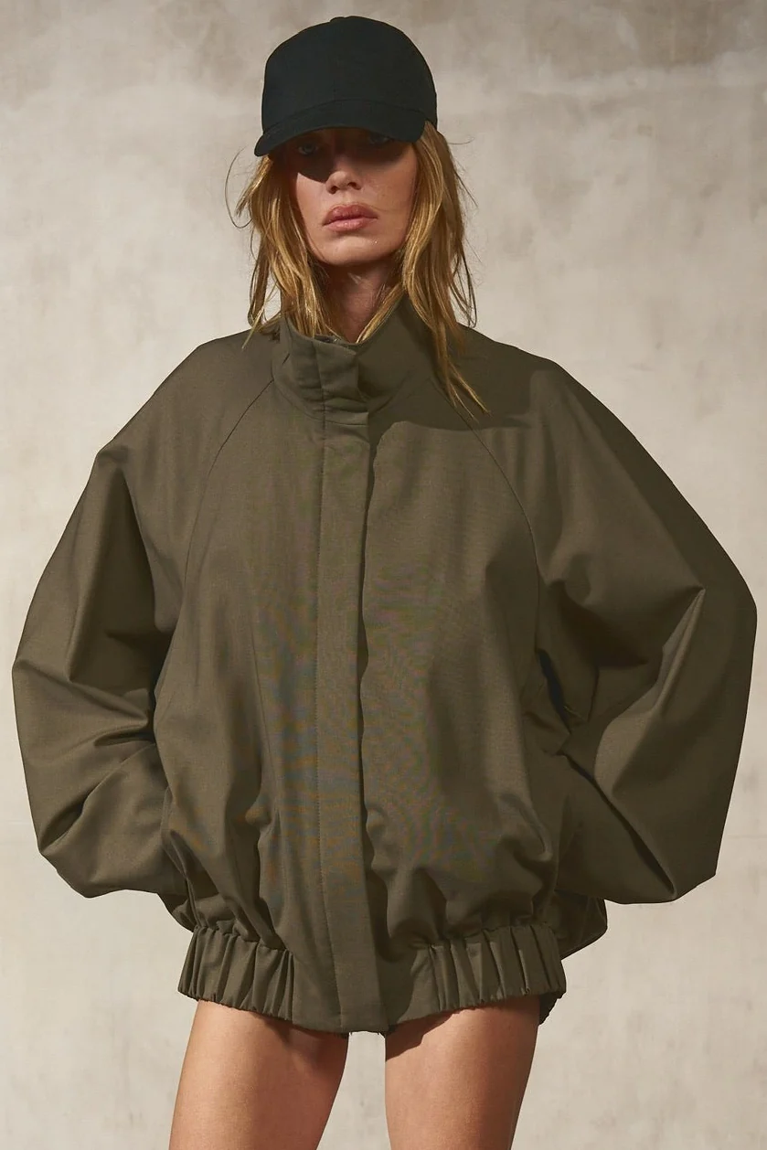 PAPERWEIGHT BATWING BOMBER - Sage - Image 9