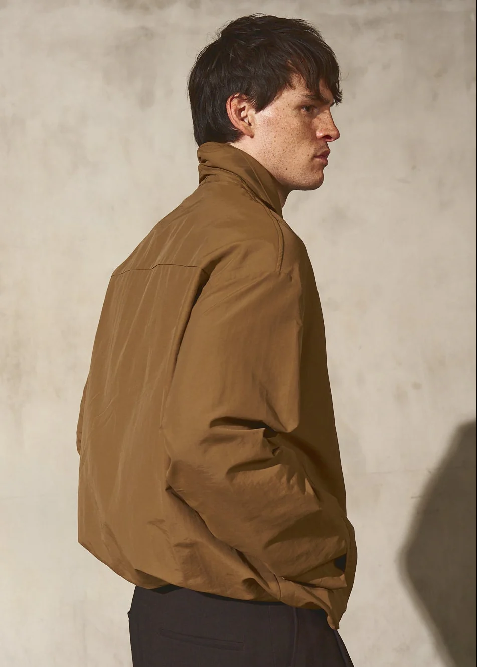 PAPERWEIGHT SHIRT JACKET - Latte - Image 7