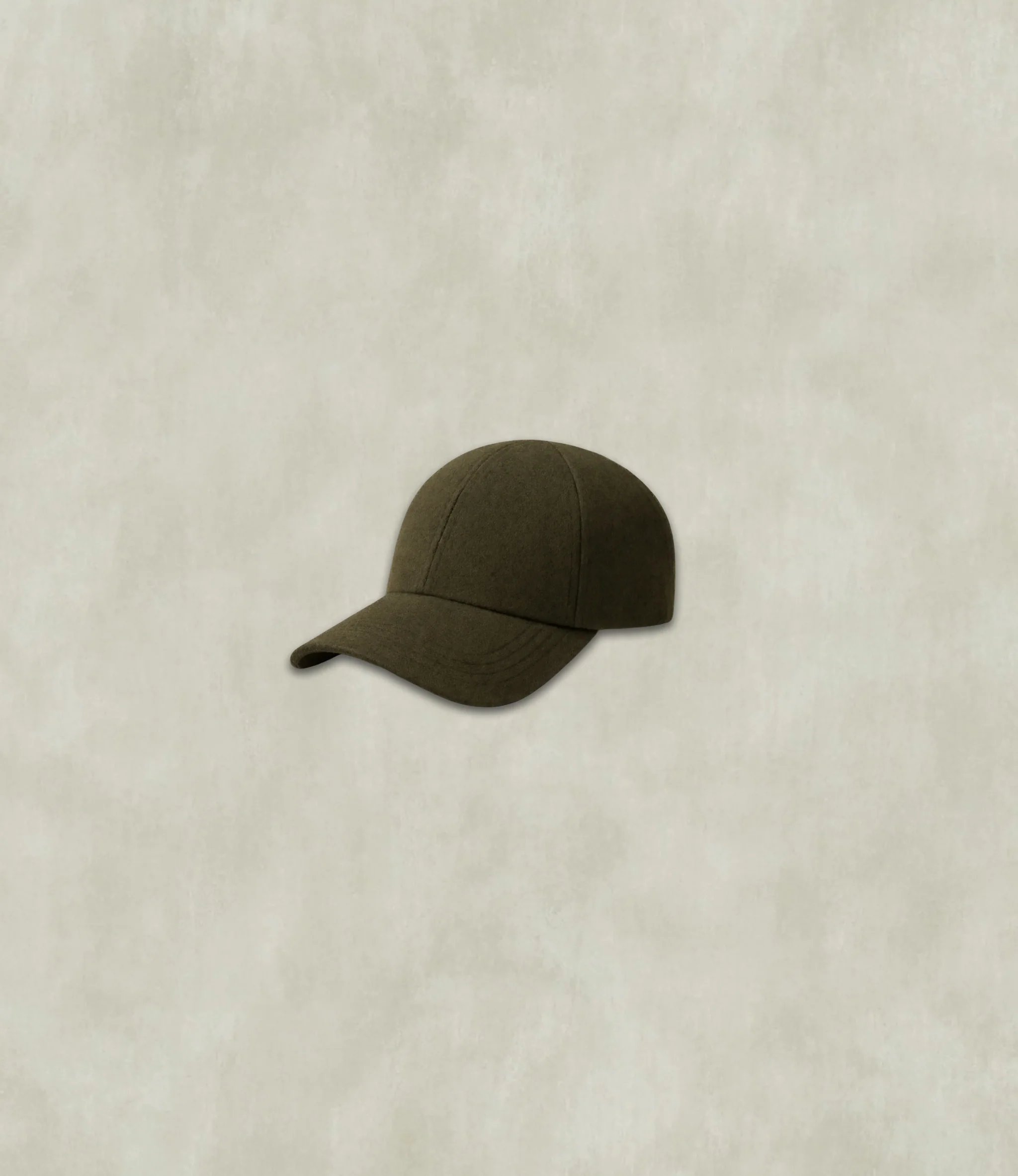 PURE FOX WOOL BASEBALL CAP - Moss - Image 6