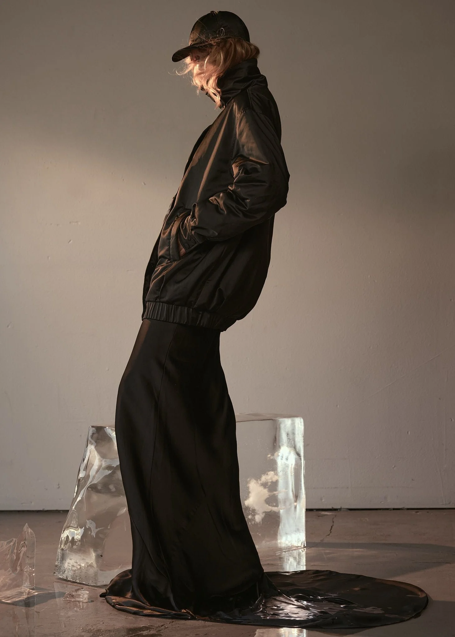 SATEEN BOMBER - Army - Image 3