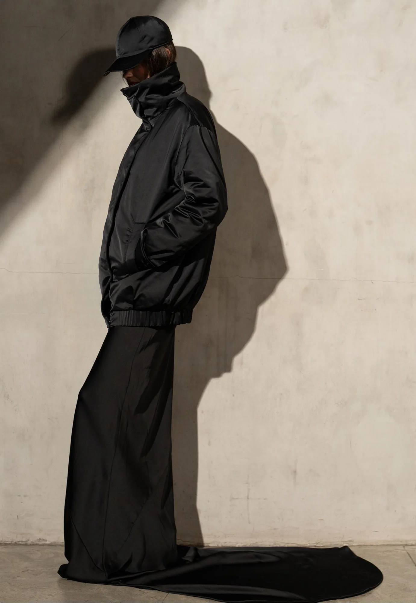 SATEEN BOMBER - Noir - Image 5