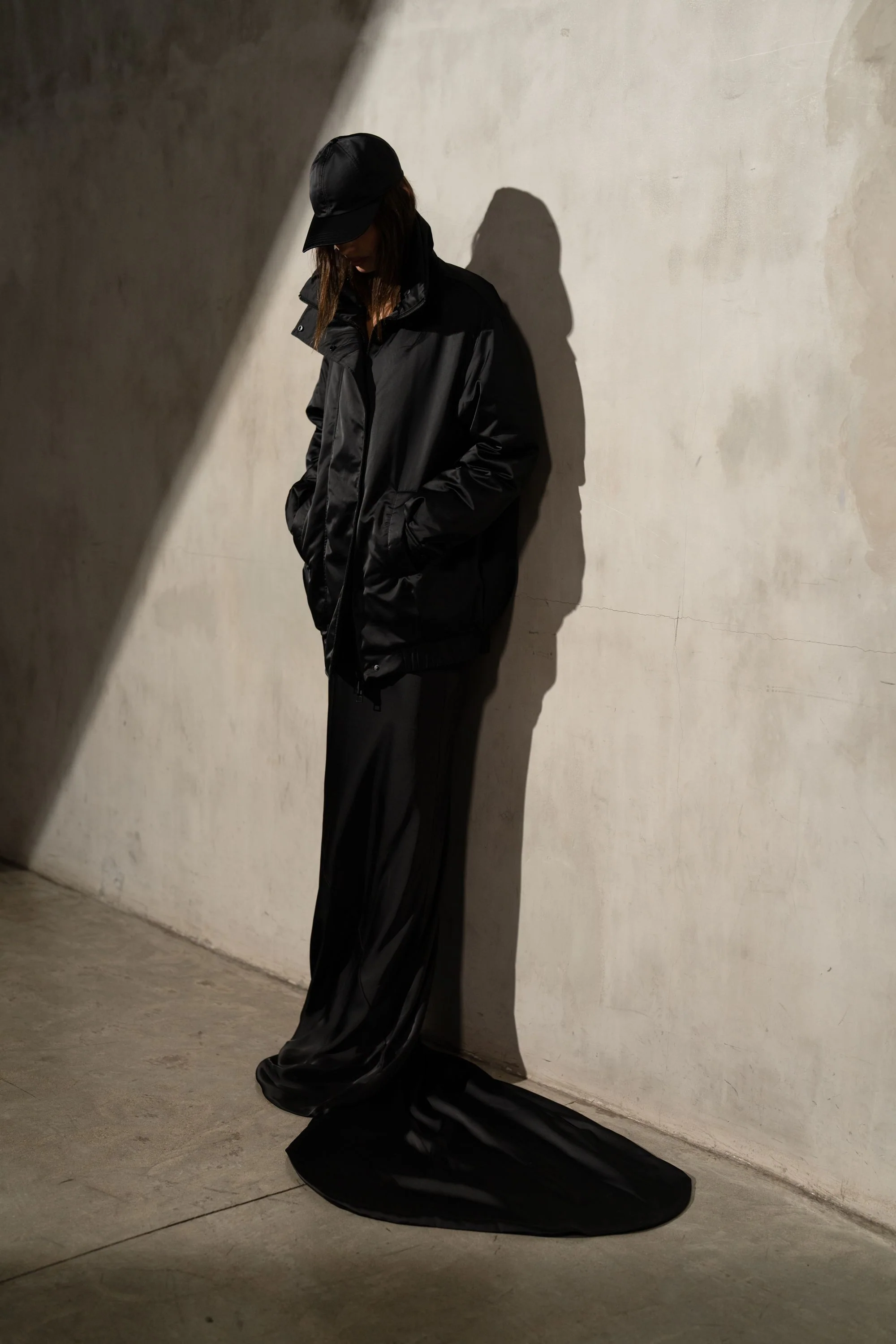SATEEN BOMBER - Noir - Image 6