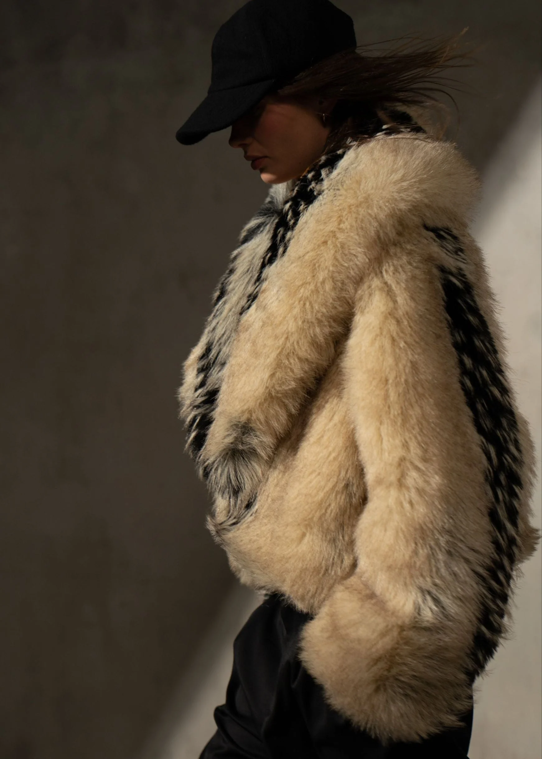 THE FOX JACKET - Sand Noir - Image 3