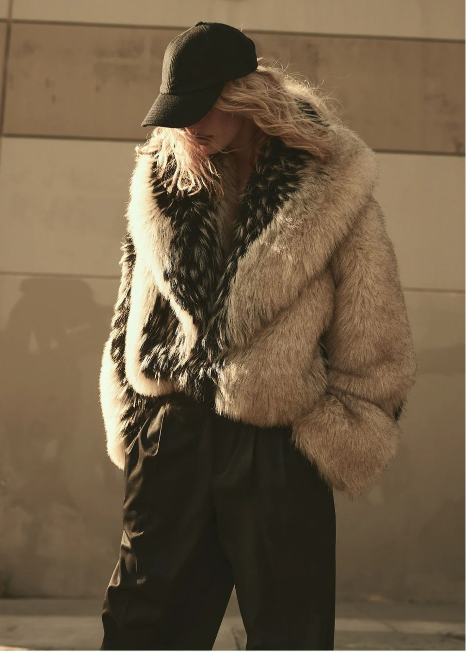 THE FOX JACKET - Sand Noir - Image 4