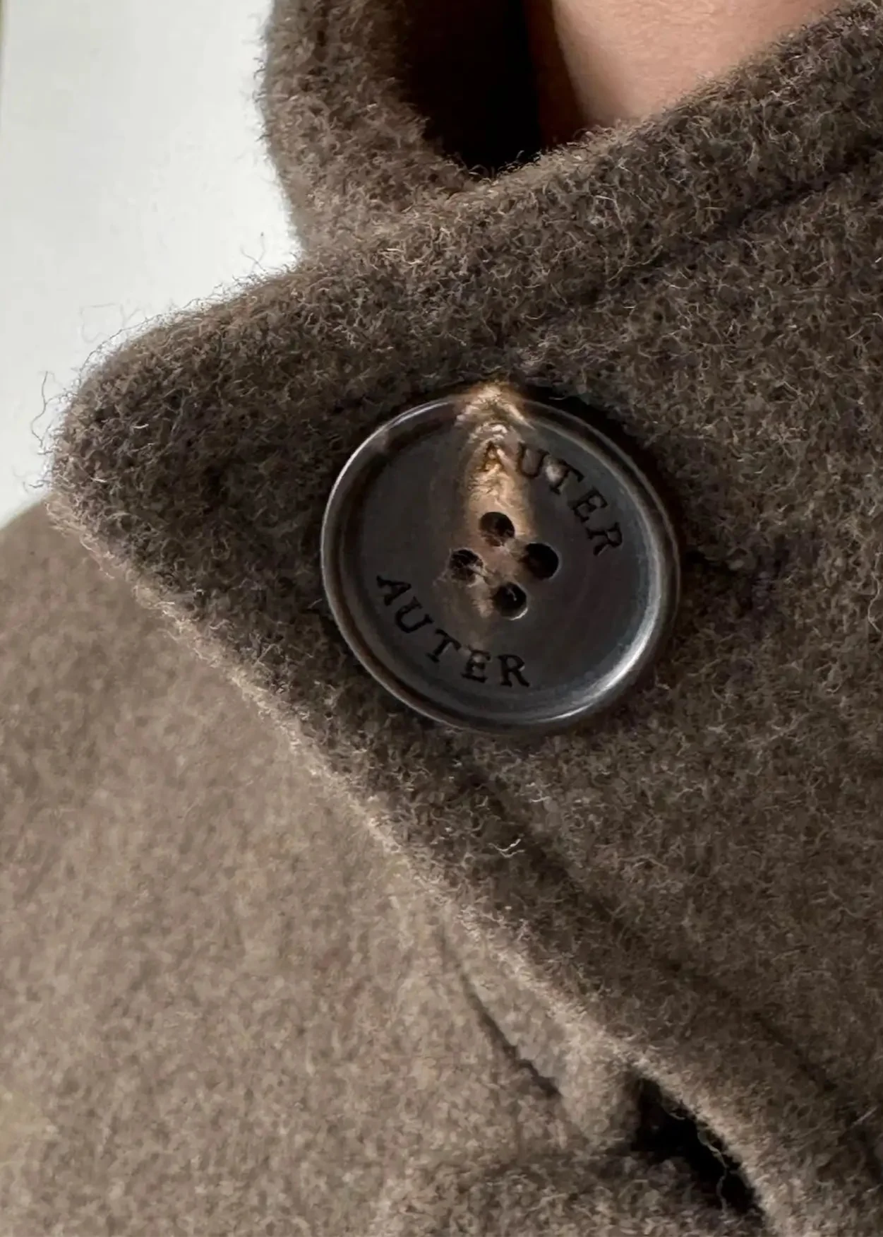 WOOL MAC COAT - Moss - Image 9