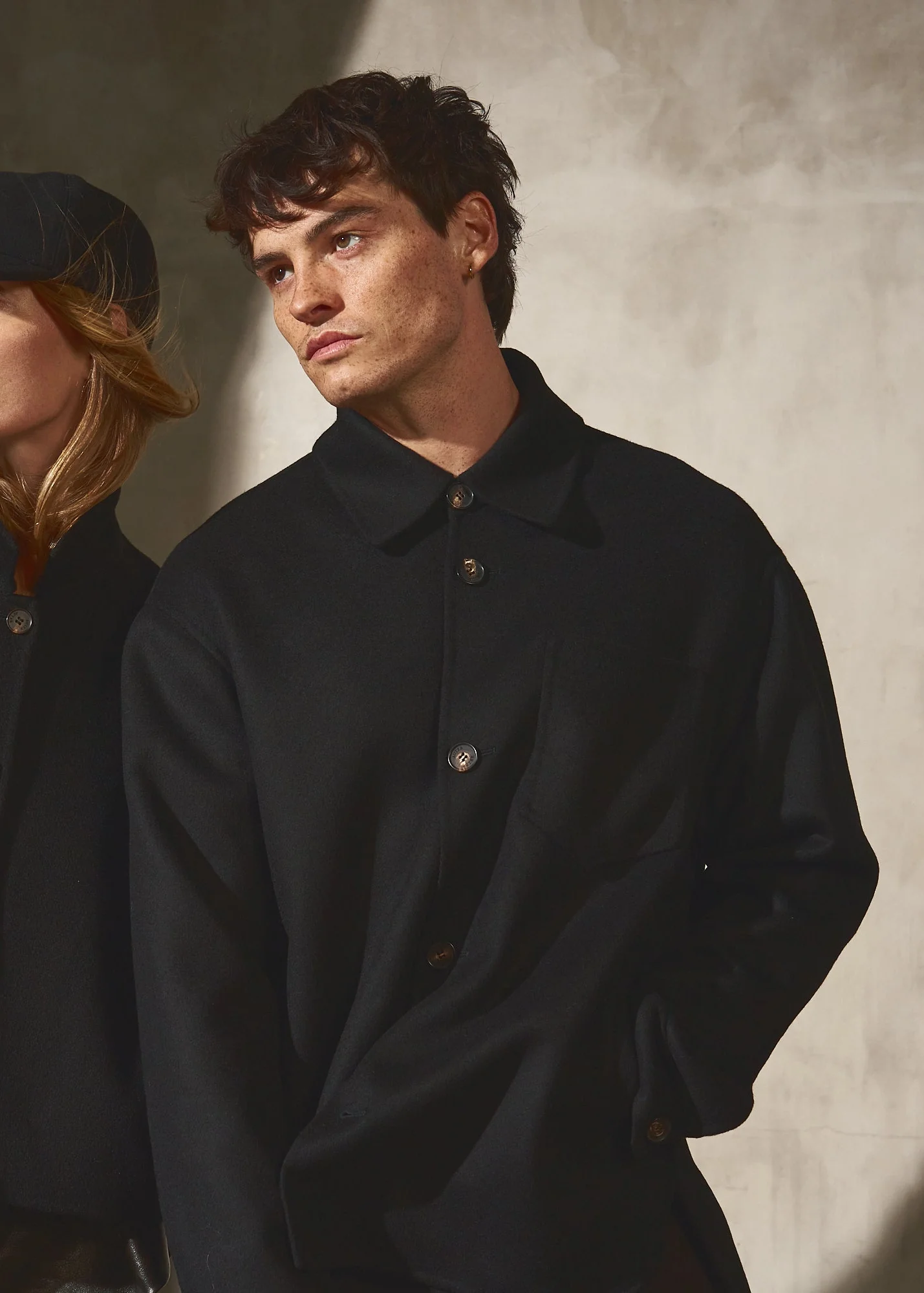 ITALIAN WOOL SHIRT JACKET - Noir - Image 7